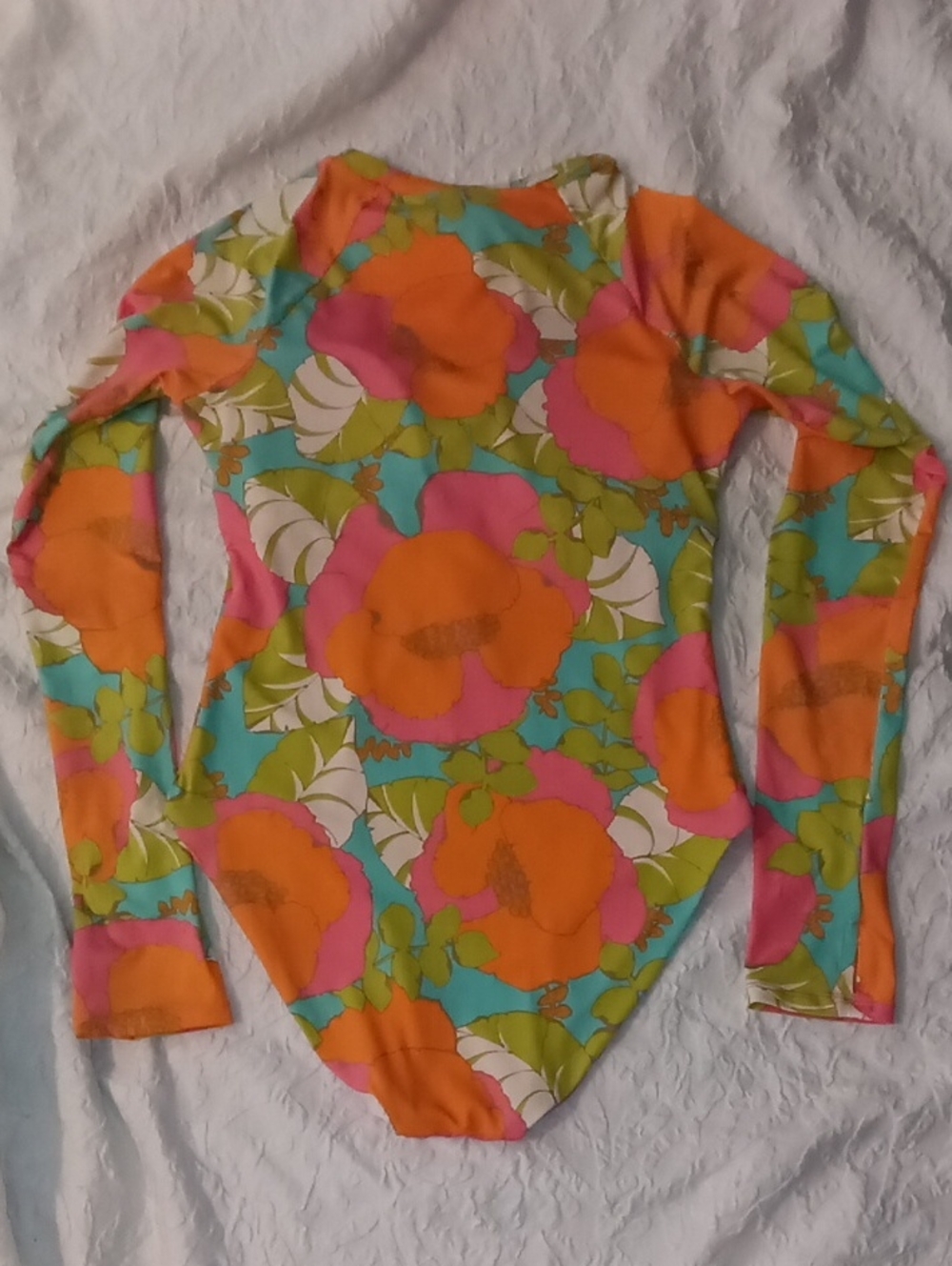 Trina Turk EUC SZ LRG Half Zip Long Sleeve Paddle Suit Flattering Fit Hot Mom🚨 - Picture 4 of 16